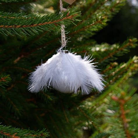 White Feather Bauble Cotswoldbaublecompany Co Uk