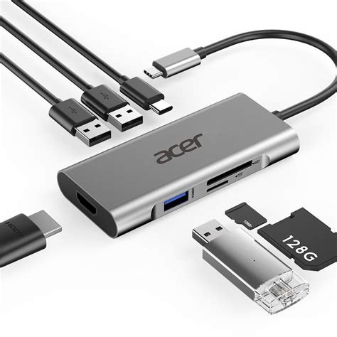 Acer In Dongle Adapter Usb Type C Zu X Hdmi X Usb Sd Tf