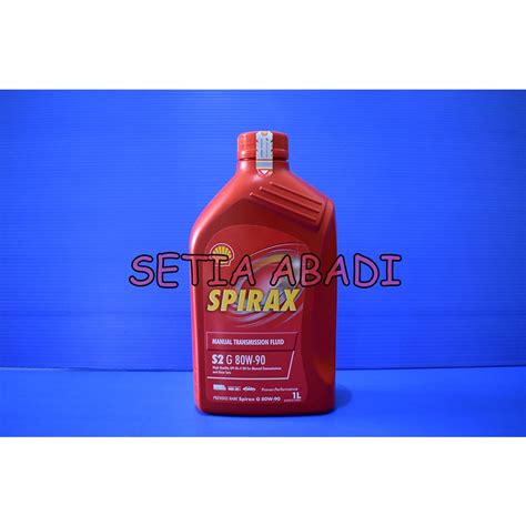 Jual SHELL SPIRAX S2 G 80W 90 API GL 4 OLI MTF MANUAL TRANSMISSION