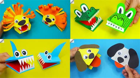 DIY Paper Puppets With Templates Red Ted Art Kids Crafts | atelier-yuwa ...