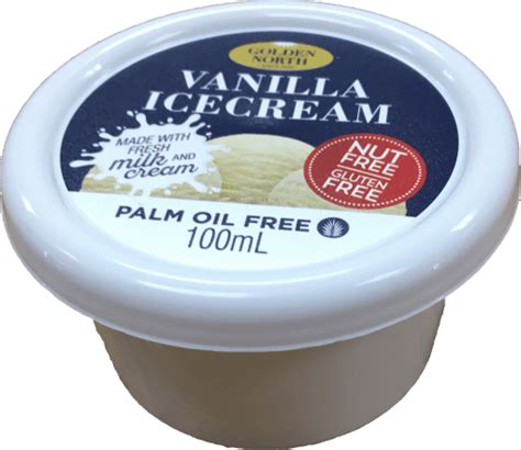 100ml Golden North Foodservice Vanilla Cups Golden North