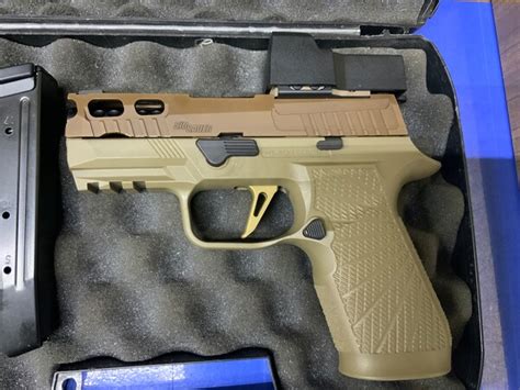 Sig Sauer 320 P320 Upper Custom Works With Wilson Combat Grip Module For Sale