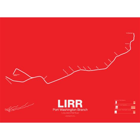 LIRR Port Washington Branch Poster – vanmaps