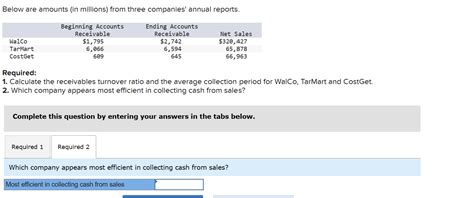 Solved Below Are Amounts In Millions From Three Chegg