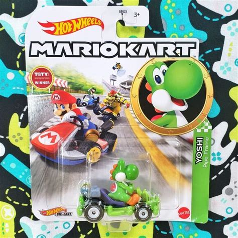 Toys Hot Wheels Character Cars Mariokart Super Mario Yoshi Pipe Frame 164 Noc Poshmark