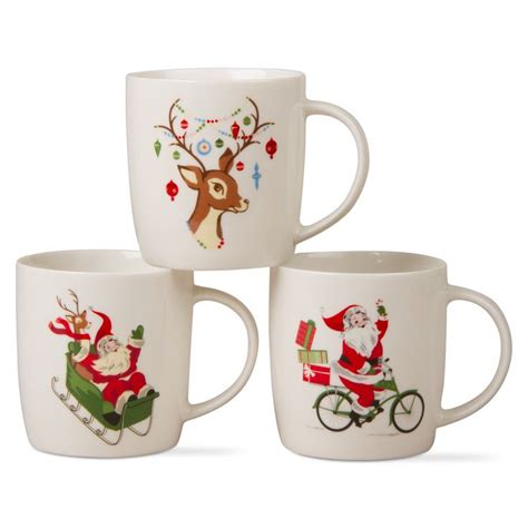 Vintage holiday mugs, assortment of 3 | Mugs, Vintage, Vintage holiday