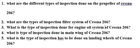 Solved What Are The Different Types Of Inspection Done On The