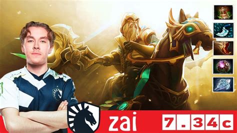 DOTA 2 Liquid Zai The KEEPER OF THE LIGHT OFFLANE 7 34c YouTube