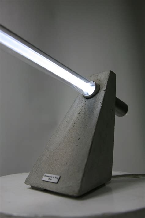 Concrete Desk Lamp On Behance