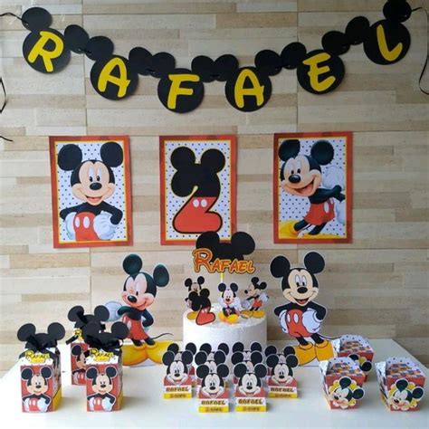 Kit Só Um Bolinho Mickey Elo7 Produtos Especiais