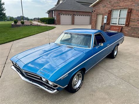 1969 Chevrolet El Camino Pickup Blue Malibu Classic Chevrolet El