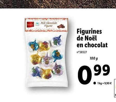 Promo Figurines de noël en chocolat chez Lidl