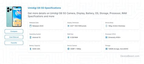 Umidigi G G Specifications Devicebeast