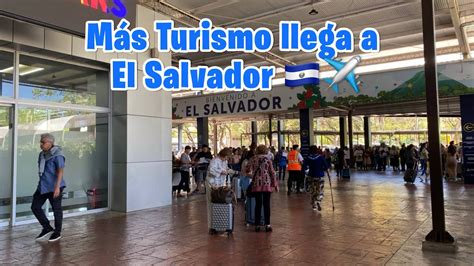 Así se ve ahora el Aeropuerto de El Salvador con miles de turitas