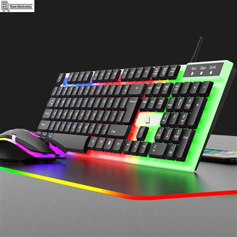 Original Factory USB Backlit LED 104 Keyboard RGB Mechanical Keyboard