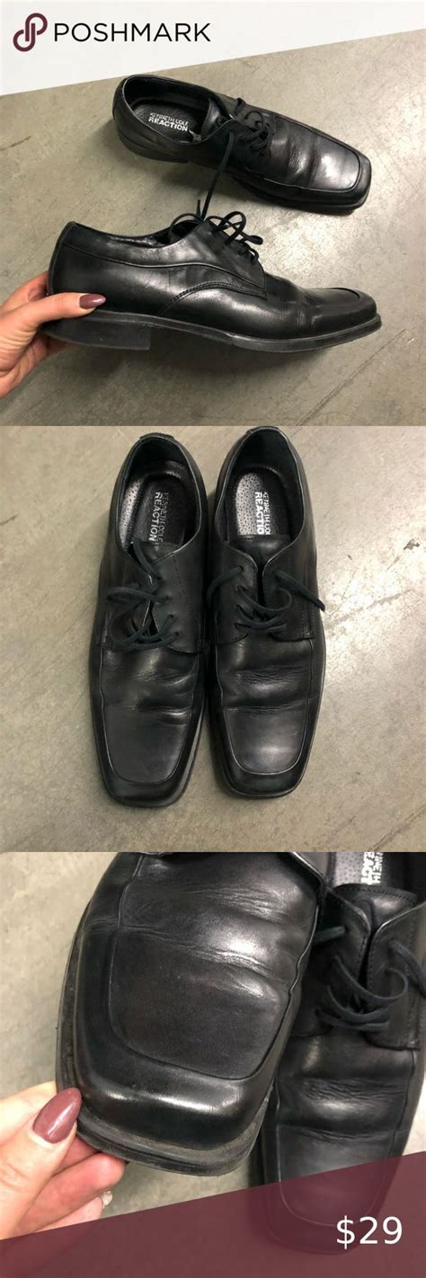 Kenneth Cole Black Leather Elegant Shoes 12 Elegant Shoes Kenneth Cole Black Leather