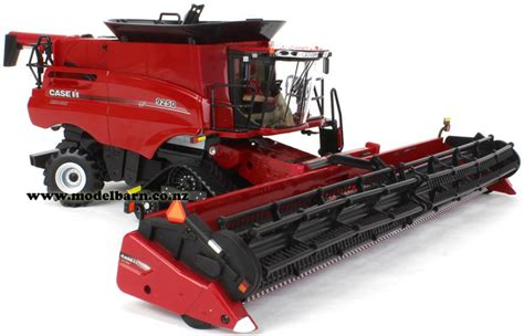 132 Case Ih 9250 Axial Flow Combine Harvester On Tracks With Grain