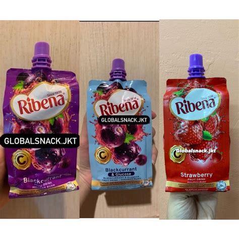 Jual Ribena Blackcurrant And Glucose Ribena Strawberry Drink Halal