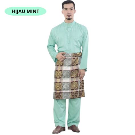 Jual Layooney Baju Melayu Pria Teluk Belanga Cekak Musang Setelan