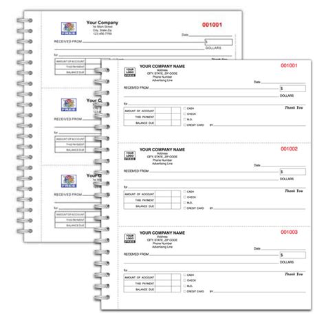 Custom Printed Receipt Books Custom Receipt Customized, 42% OFF