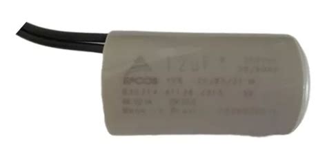 Capacitor Uf V Epcos Fios Motor Port O Eletr Nico Frete Gr Tis