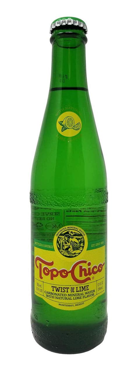 Topo Chico Twist Of Lime Carbonated Natural Mineral Water With