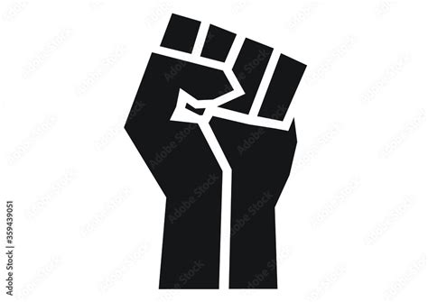 Black lives matter fist; The raised, clenched fist has become a symbol of the Black Lives Matter ...