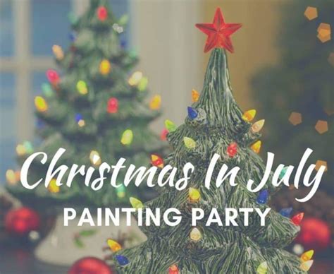 Christmas In July Tree Painting Party | Art on the Rocks