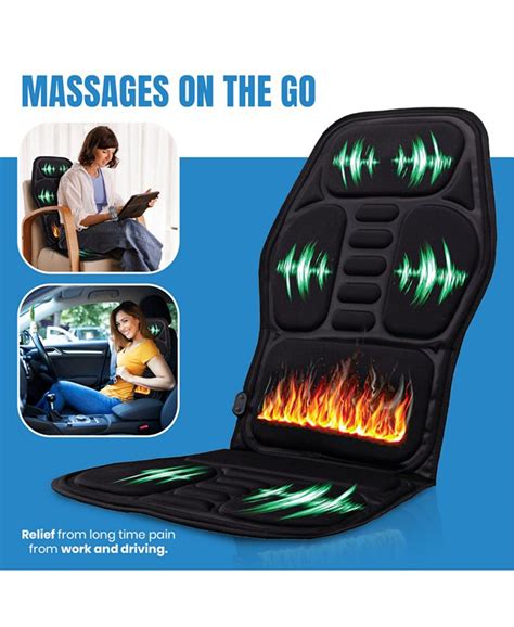 Pursonic Chair Cushion Massager With Heat And Vibration Macy S