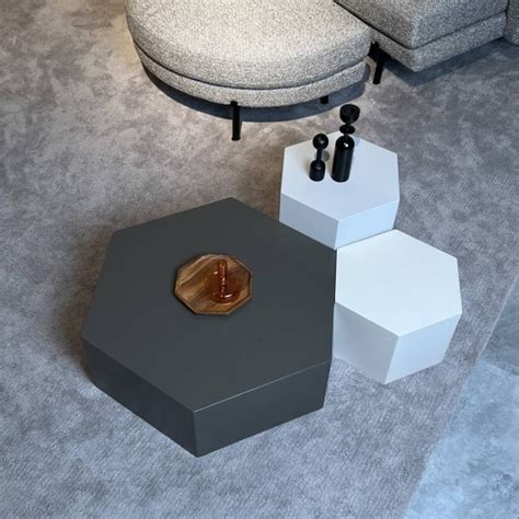 Hexagonal Coffee Table Premium And Designer Furniture Nicchris