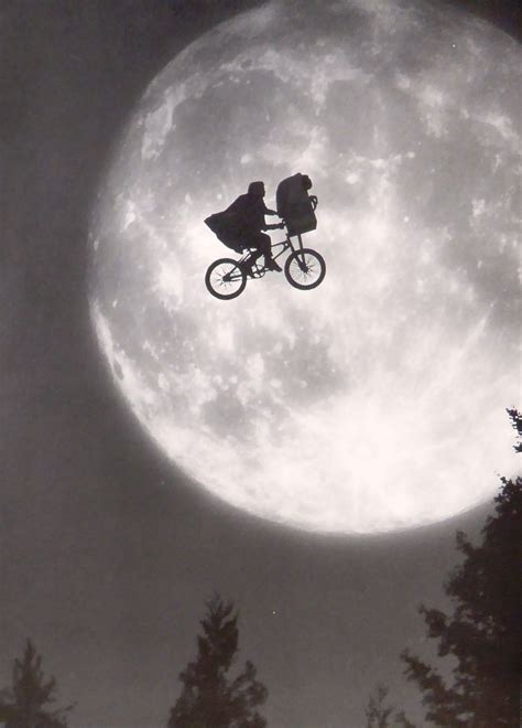 E.T. (Bike and Moon scene) - Framed Picture - 12" x 16" - Other Art