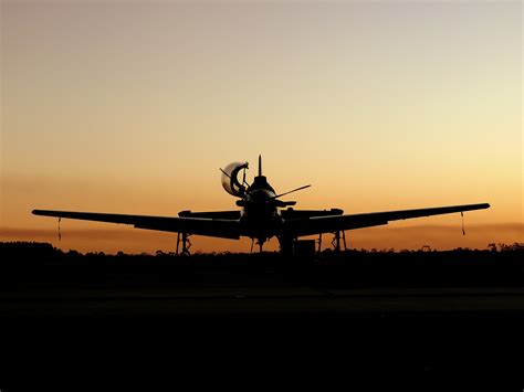 Airplane Military Aircraft Sunset Silhouette Vehicle Aircraft