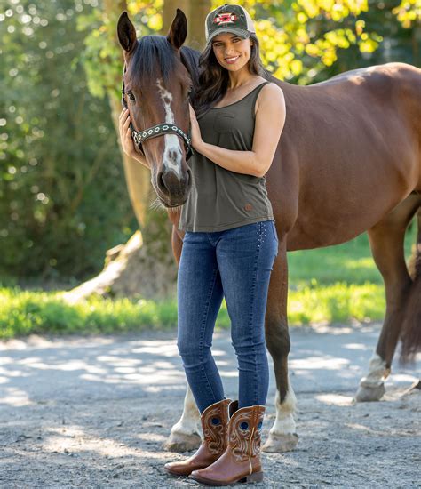 Western Outfit Tessa in moss green - Kramer Equestrian