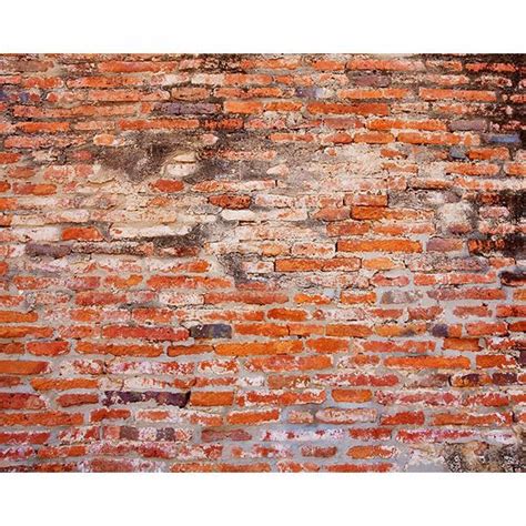 WALS0036 - Red Brick Wall Mural - by OhPopsi