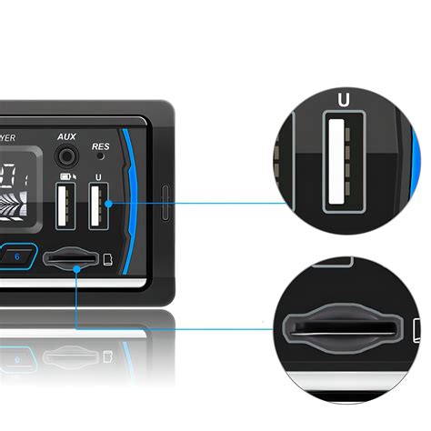 Radio Auto Mp Player Bluetooth Copiere Audio Fm X W