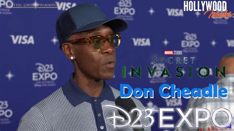 Red Carpet Revelations Don Cheadle On Secret Invasion Reveal At D23