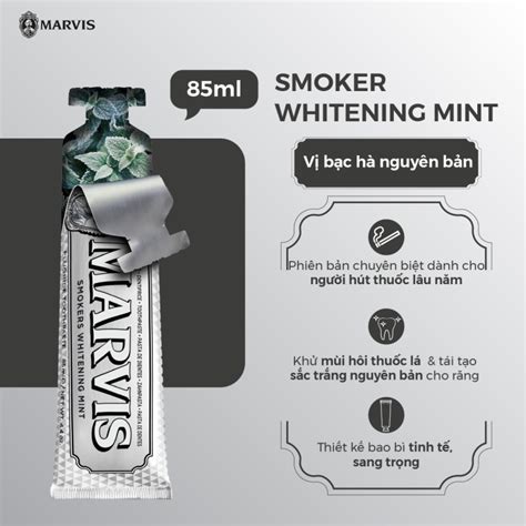 Marvis Smokers Whitening Mint Ml Marvis Vi T Nam