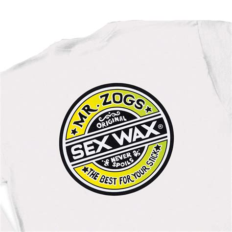 Sex Wax Mr Zogs Surf Shirt Long Sleeve Fade White EBay