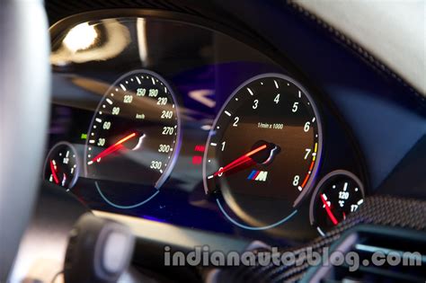 BMW M6 Gran Coupe Instrument Cluster From Indian Launch