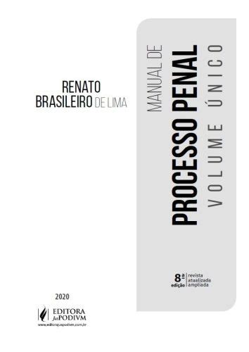 Manual De Processo Penal Renato Brasileiro Arquivos Em Geral