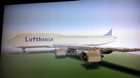 Minecraft Boeing 747 8i Lufthansa Airlines Youtube