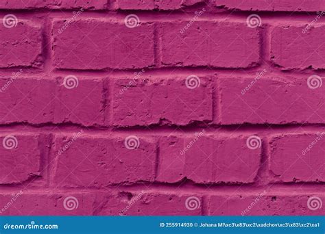 Textura De Parede De Tijolos Pintada Púrpura Bg Foto De Stock Imagem