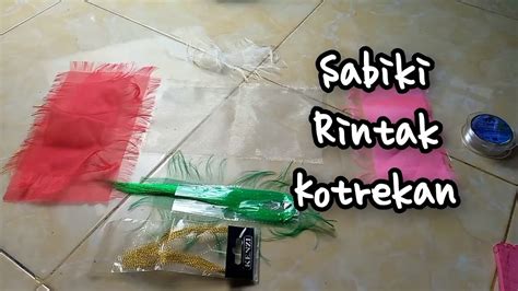 Cara Membuat Sabiki Kotrekan Pancing Rinta Kail Bulu Bulu