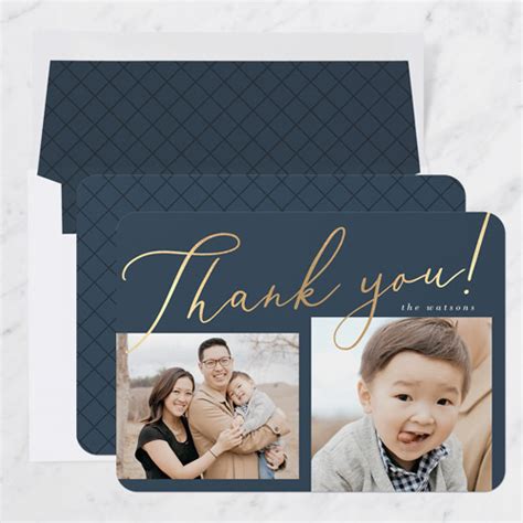 Fancy Recognition 5x7 Stationery Card by Yours Truly | Shutterfly