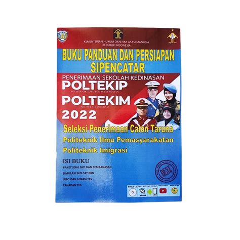 Jual Buku Panduan Dan Persiapan Calon Taruna Poltekip Poltekim