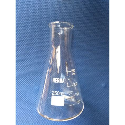 Jual HERMA Erlenmeyer Flask 250 Ml Labu Erlenmeyer Shopee Indonesia