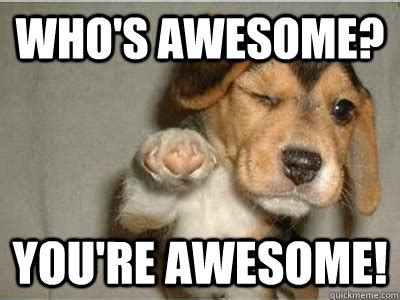 Who's awesome? you're awesome! - Misc - quickmeme