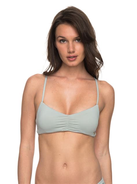 Softly Love Reversible Athletic Tri Bikini Top ERJX303568 Roxy