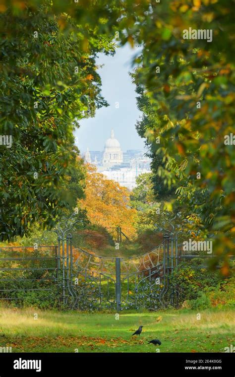 View from King Henry's Mound, Richmond Park, London, England, United ...