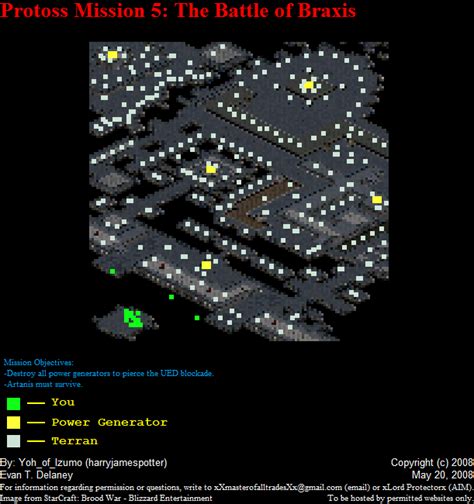 Starcraft Brood War Protoss Mission 5 The Battle Of Braxis Map For Pc